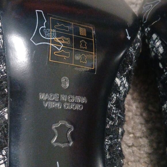 KOKO & Palenki black and white tweed heels Sz 9 EUC - Picture 9 of 9